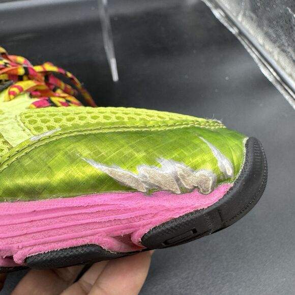 Asics Gel Preleus Shoes Womens Size 10 Yellow Pink Athletic Trainers Sneakers - Picture 8 of 8